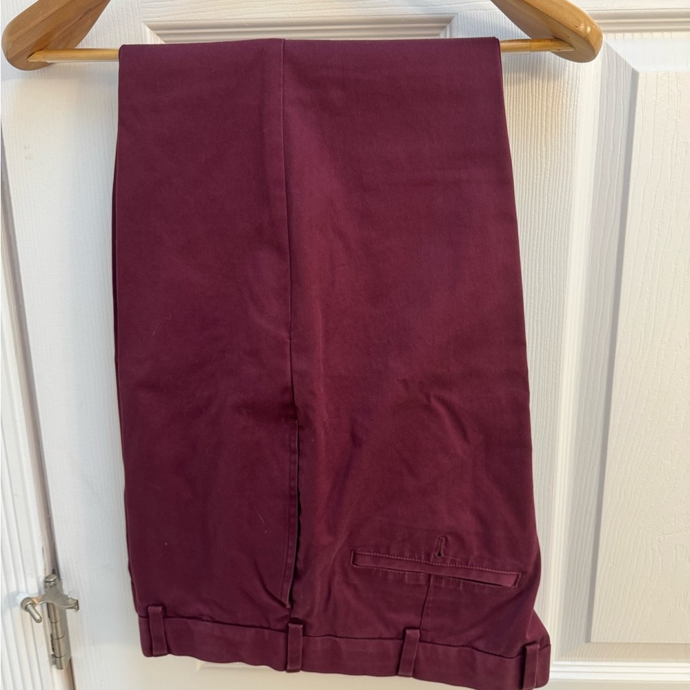 Brooks Brothers Burgundy Trousers